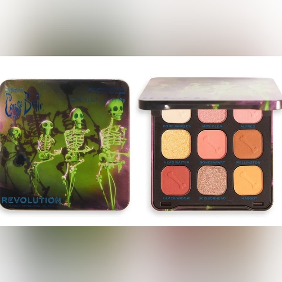 Revolution Tim Burton's Corpse Bride Eye Shadow Palette Halloween - Picture 3 of 3